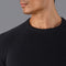 Mens Lightweight Cotton Fisherman Rib Jumper Black-Jumper-Paul James Knitwear-S-Black-Urbanheer