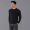 Mens Lightweight Cotton Fisherman Rib Jumper Black-Jumper-Paul James Knitwear-S-Black-Urbanheer