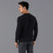 Mens Lightweight Cotton Fisherman Rib Jumper Black-Jumper-Paul James Knitwear-S-Black-Urbanheer
