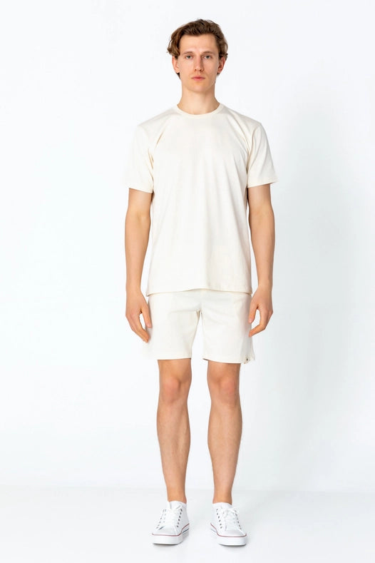 Men's Lightweight Cotton T-Shirt - Beige