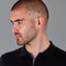 Mens Lightweight Cotton Zip Neck Polo Shirt Black-Shirts-Paul James Knitwear-S-Black-Urbanheer