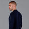 Mens Lightweight Extra Fine Merino Long Sleeve Shirt Navy-Shirt-Paul James Knitwear-S-Urbanheer