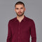 Mens Lightweight Extra Fine Merino Long Sleeve Shirt Rioja-Shirt-Paul James Knitwear-S-Urbanheer