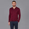 Mens Lightweight Extra Fine Merino Long Sleeve Shirt Rioja-Shirt-Paul James Knitwear-S-Urbanheer