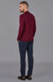 Mens Lightweight Extra Fine Merino Long Sleeve Shirt Rioja-Shirt-Paul James Knitwear-S-Urbanheer