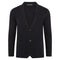 Mens Lightweight Mercerised Cotton Knitted Blazer Black-Blazer-Paul James Knitwear-S-Regular-Black-Urbanheer