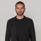 Mens Lightweight Mercerised Cotton Knitted Blazer Black-Blazer-Paul James Knitwear-S-Regular-Black-Urbanheer