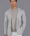 Mens Lightweight Mercerised Cotton Knitted Blazer Light Taupe-Blazer-Paul James Knitwear-S-Regular-Light Taupe-Urbanheer