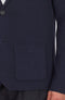 Mens Lightweight Mercerised Cotton Knitted Blazer Navy-Blazer-Paul James Knitwear-S-Regular-Navy-Urbanheer