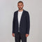 Mens Lightweight Mercerised Cotton Knitted Blazer Navy-Blazer-Paul James Knitwear-S-Regular-Navy-Urbanheer