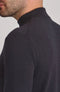 Mens Lightweight Merino Cashmere Mock Turtle Neck Jumper Submarine Navy-Jumper-Paul James Knitwear-S-Submarine Navy-Urbanheer