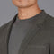 Mens Lightweight Organic Cotton Linen Knitted Blazer Olive-Blazer-Paul James Knitwear-M-Regular-Urbanheer