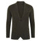 Mens Lightweight Organic Cotton Linen Knitted Blazer Olive-Blazer-Paul James Knitwear-M-Regular-Urbanheer