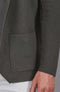 Mens Lightweight Organic Cotton Linen Knitted Blazer Olive-Blazer-Paul James Knitwear-M-Regular-Urbanheer
