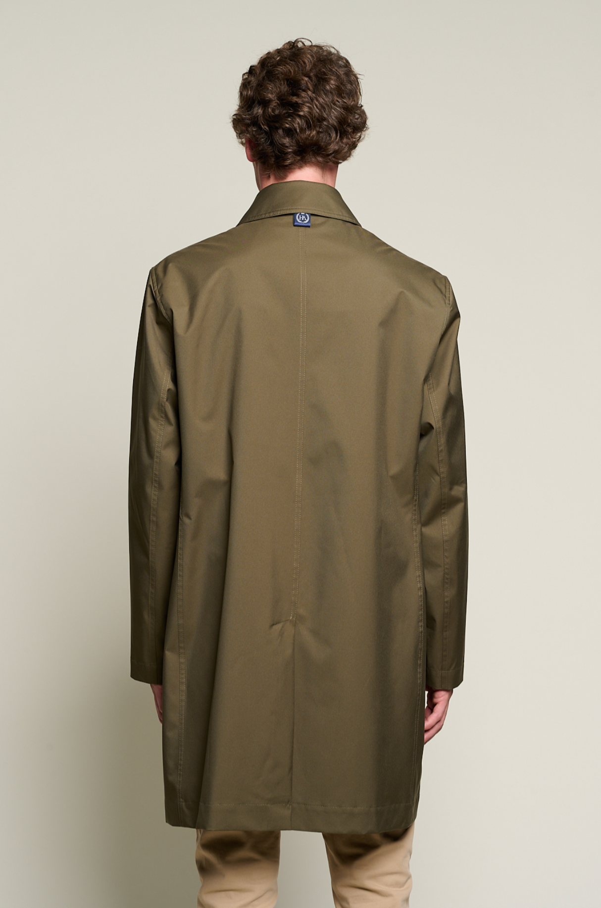 Men’s Long Parka with a Simple Cut