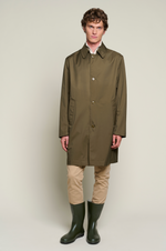 Men’s Long Parka with a Simple Cut