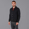 Mens Midweight 100% Cotton Shawl Collar Cardigan Black-Cardigan-Paul James Knitwear-S-Black-Urbanheer