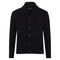 Mens Midweight 100% Cotton Shawl Collar Cardigan Black-Cardigan-Paul James Knitwear-S-Black-Urbanheer