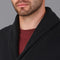 Mens Midweight 100% Cotton Shawl Collar Cardigan Black-Cardigan-Paul James Knitwear-S-Black-Urbanheer