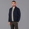 Mens Midweight 100% Cotton Shawl Collar Cardigan Navy-Cardigan-Paul James Knitwear-S-Navy-Urbanheer