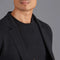 Mens Midweight Cotton Deconstructed Knitted Blazer Black-Blazer-Paul James Knitwear-S-Regular-Urbanheer