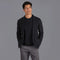 Mens Midweight Cotton Deconstructed Knitted Blazer Black-Blazer-Paul James Knitwear-S-Regular-Urbanheer