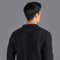 Mens Midweight Cotton Deconstructed Knitted Blazer Black-Blazer-Paul James Knitwear-S-Regular-Urbanheer