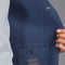 Mens Midweight Cotton Deconstructed Knitted Blazer Blue Melange-Blazer-Paul James Knitwear-XS-Regular-Urbanheer