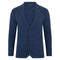 Mens Midweight Cotton Deconstructed Knitted Blazer Blue Melange-Blazer-Paul James Knitwear-XS-Regular-Urbanheer