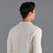 Mens Midweight Cotton Deconstructed Knitted Blazer Ecru-Blazer-Paul James Knitwear-XS-Short-Urbanheer