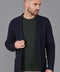 Mens Midweight Cotton Deconstructed Knitted Blazer Navy-Blazer-Paul James Knitwear-XS-Regular-Urbanheer