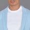 Mens Midweight Cotton Deconstructed Knitted Blazer Pale Blue-Blazer-Paul James Knitwear-S-Regular-Urbanheer