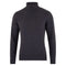 Mens Midweight Cotton Fitted Submariner Roll Neck Jumper Anthracite Grey-Jumper-Paul James Knitwear-S-Anthracite Grey-Urbanheer