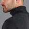 Mens Midweight Cotton Fitted Submariner Roll Neck Jumper Anthracite Grey-Jumper-Paul James Knitwear-S-Anthracite Grey-Urbanheer