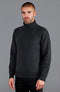 Mens Midweight Cotton Fitted Submariner Roll Neck Jumper Anthracite Grey-Jumper-Paul James Knitwear-S-Anthracite Grey-Urbanheer