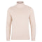 Mens Midweight Cotton Fitted Submariner Roll Neck Jumper Ecru-Jumper-Paul James Knitwear-S-Navy-Urbanheer