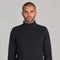 Mens Midweight Cotton Fitted Submariner Roll Neck Jumper Navy-Jumper-Paul James Knitwear-S-Navy-Urbanheer