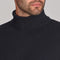 Mens Midweight Cotton Fitted Submariner Roll Neck Jumper Navy-Jumper-Paul James Knitwear-S-Navy-Urbanheer