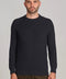 Mens Midweight Cotton Ribbed Crew Neck Jumper-Jumper-Paul James Knitwear-S-Navy-Urbanheer