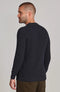 Mens Midweight Cotton Ribbed Crew Neck Jumper-Jumper-Paul James Knitwear-S-Navy-Urbanheer