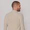 Mens Midweight Cotton Ribbed Mock Turtle Neck Jumper Birch-Jumper-Paul James Knitwear-S-Birch-Urbanheer