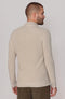 Mens Midweight Cotton Ribbed Mock Turtle Neck Jumper Birch-Jumper-Paul James Knitwear-S-Birch-Urbanheer