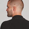 Mens Midweight Cotton Ribbed Mock Turtle Neck Jumper Black-Jumper-Paul James Knitwear-S-Black-Urbanheer
