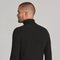 Mens Midweight Cotton Ribbed Roll Neck Jumper Black-Jumper-Paul James Knitwear-S-Black-Urbanheer