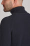 Mens Midweight Cotton Ribbed Roll Neck Jumper Navy-Jumper-Paul James Knitwear-S-Navy-Urbanheer