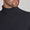 Mens Midweight Cotton Ribbed Roll Neck Jumper Navy-Jumper-Paul James Knitwear-S-Navy-Urbanheer