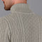 Mens Midweight Cotton Roll Neck Cable Jumper Fawn-Jumper-Paul James Knitwear-S-Fawn-Urbanheer