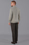 Mens Midweight Cotton Roll Neck Cable Jumper Fawn-Jumper-Paul James Knitwear-S-Fawn-Urbanheer