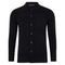 Mens Midweight Cotton Work Shirt Black-Jacket-Paul James Knitwear-S-Urbanheer