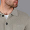 Mens Midweight Cotton Work Shirt Fawn-Jacket-Paul James Knitwear-S-Urbanheer